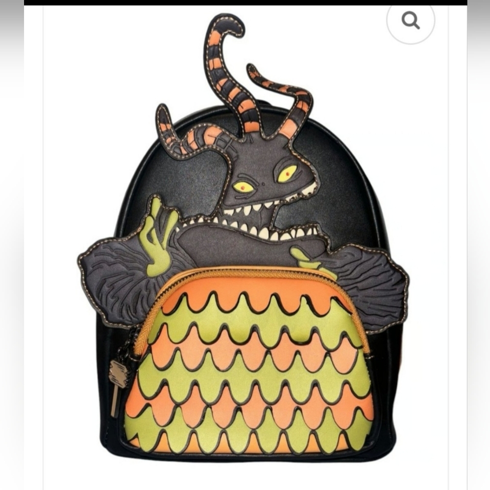 NWT Loungefly Disney Nightmare Before Christmas Harlequin Backpack